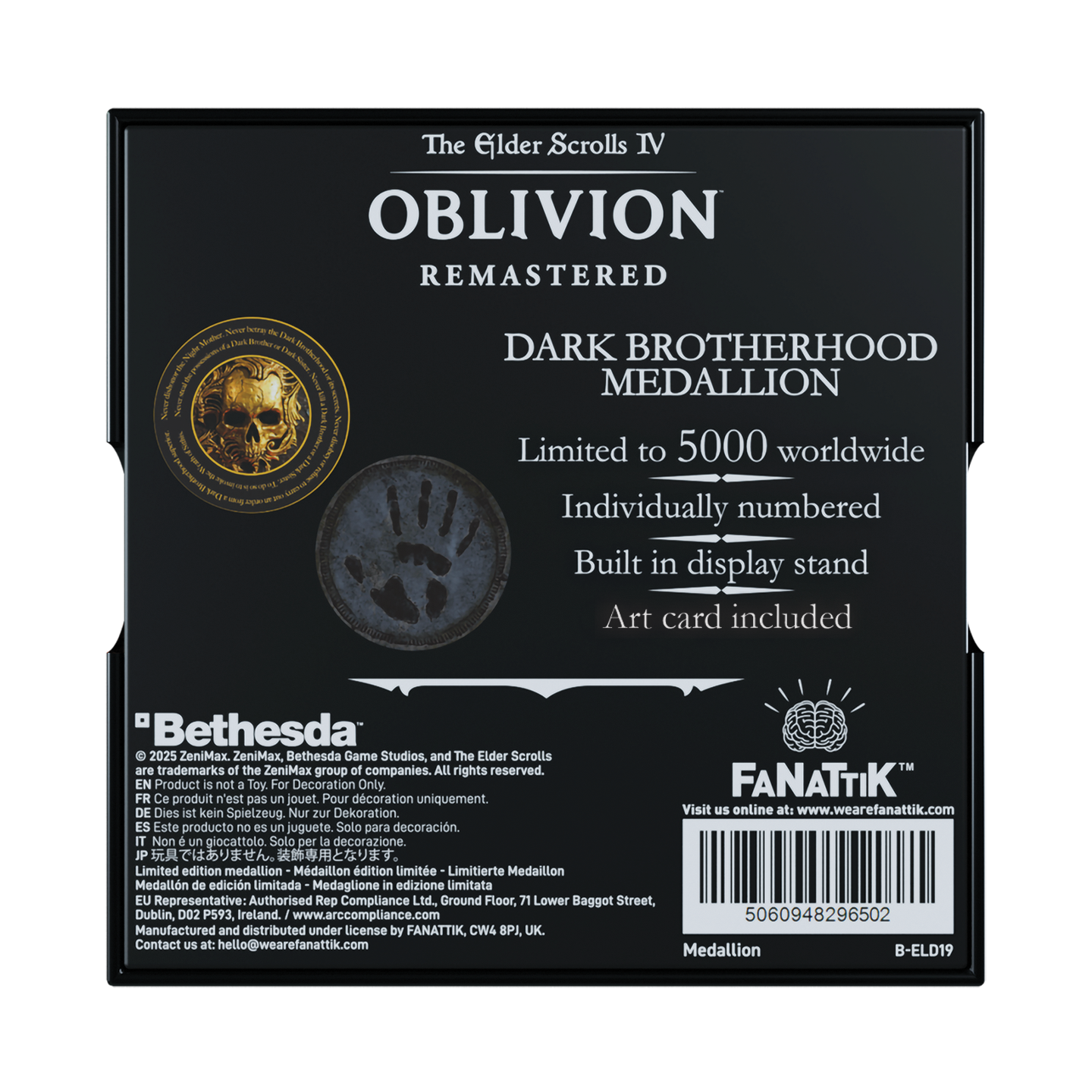 The Elder Scrolls IV: Oblivion Dark Brotherhood Medallion