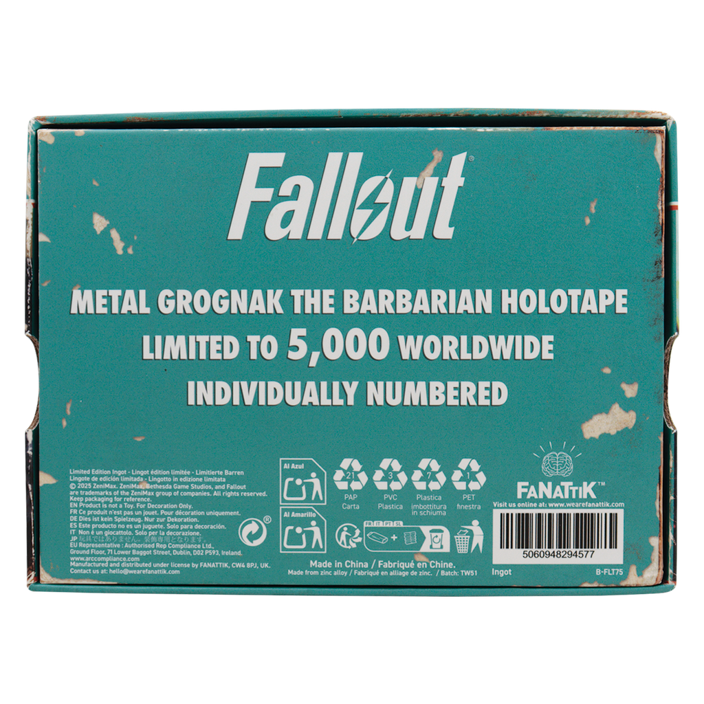 Fallout Grognak the Barbarian Holotape Replica