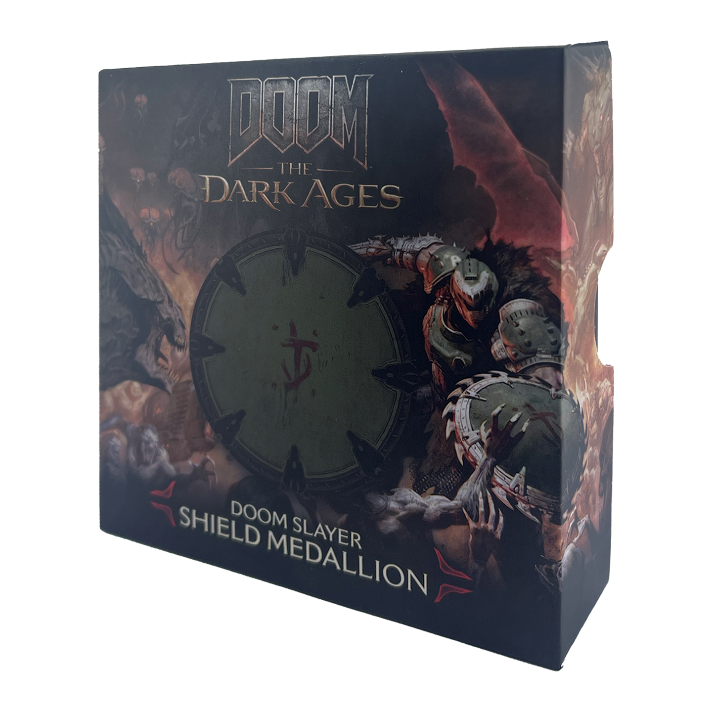 DOOM: The Dark Ages Saw Shield Medallion and Art Card- Limited Edition