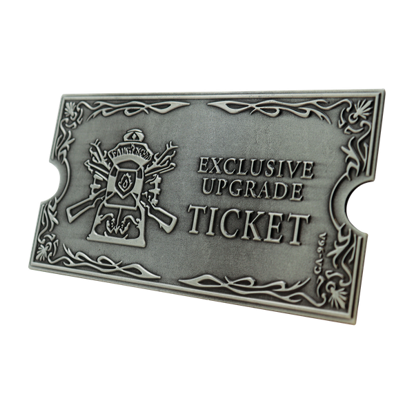 Resident Evil 4 Metal Exclusive Upgrade Ticket