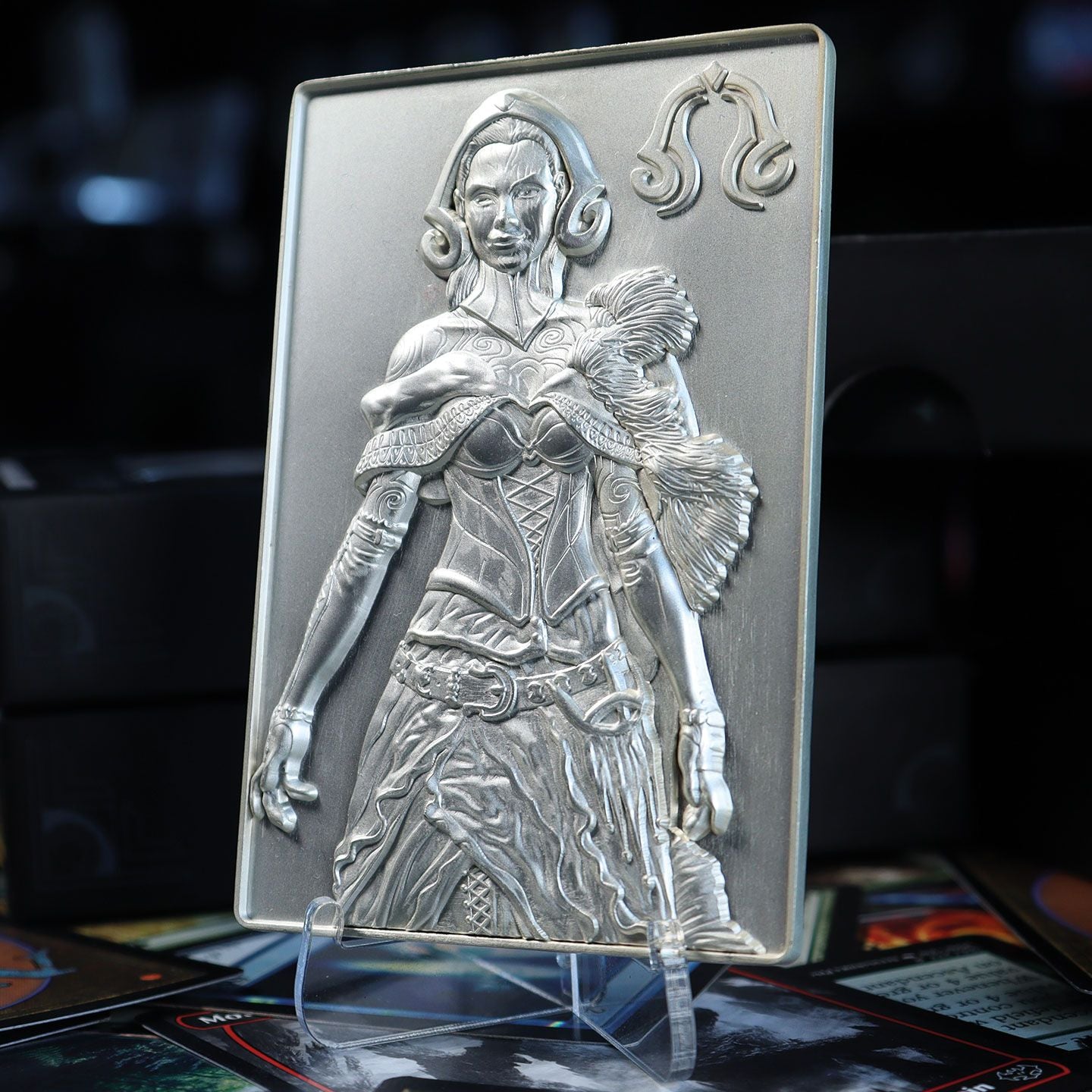Magic the Gathering Limited Edition .999 Silver Plated Liliana Vess Ingot