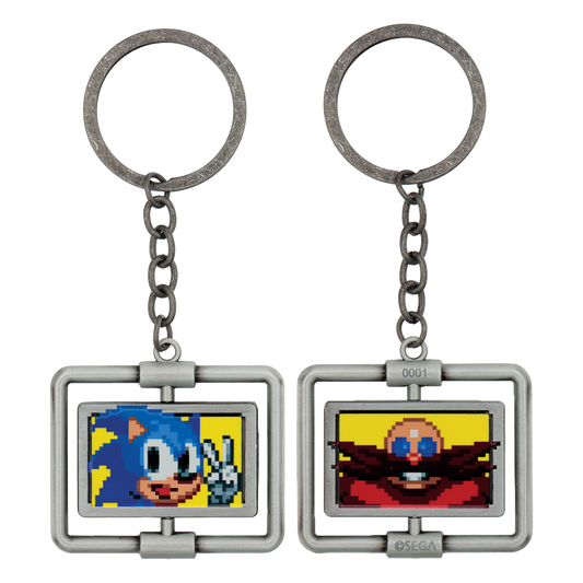Sonic The Hedgehog - Spinning Keyring - Limited Edition
