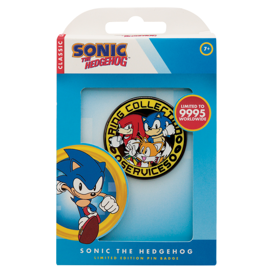 Sonic The Hedgehog - Sonic, Tails, and Knuckles Pin Badge - Limited Edition