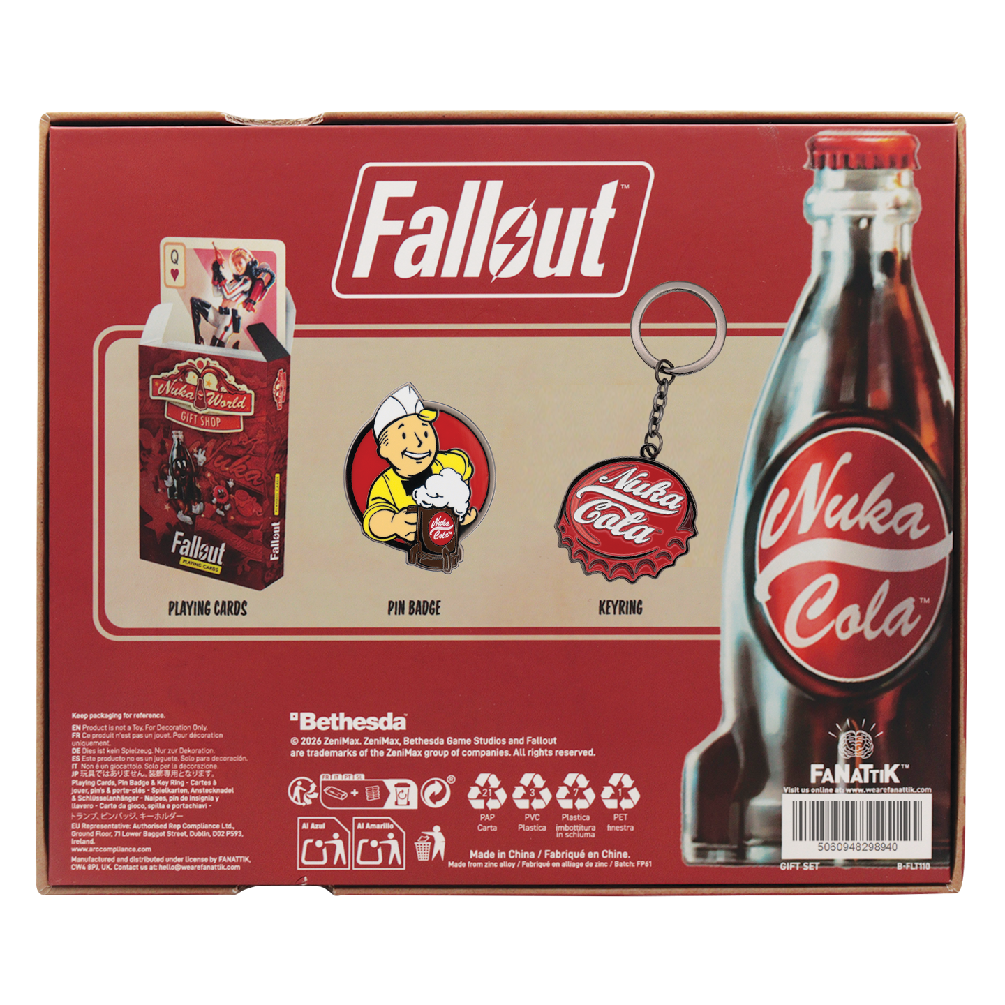 Fallout Nuka Cola Officially Licensed Gift Set