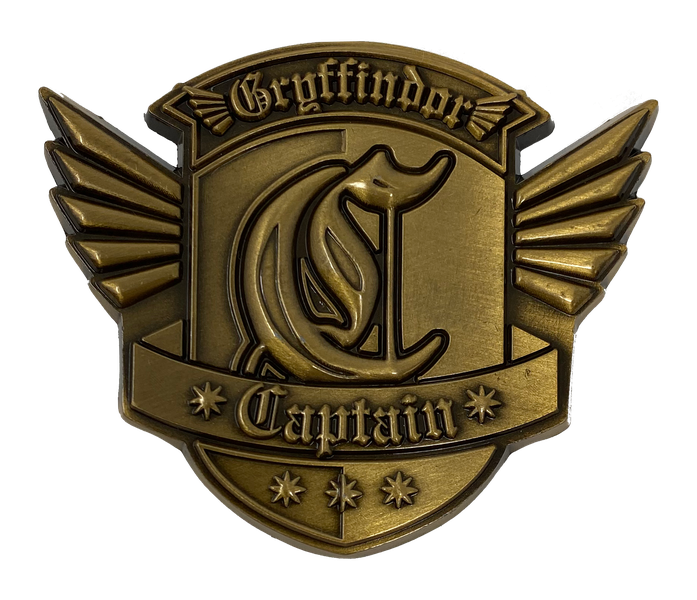 Harry Potter Limited Edition Gryffindor Captain Badge Medallion