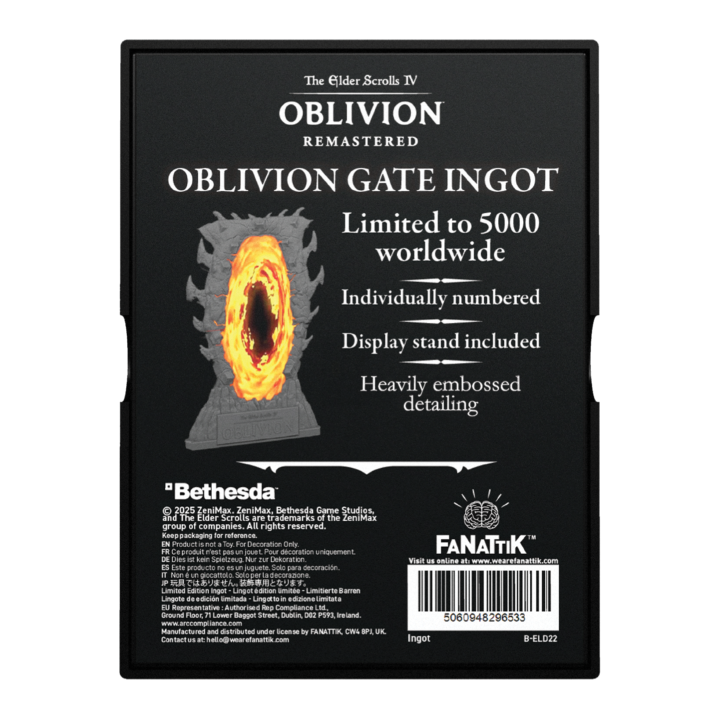 The Elder Scrolls IV: Oblivion Gates Ingot