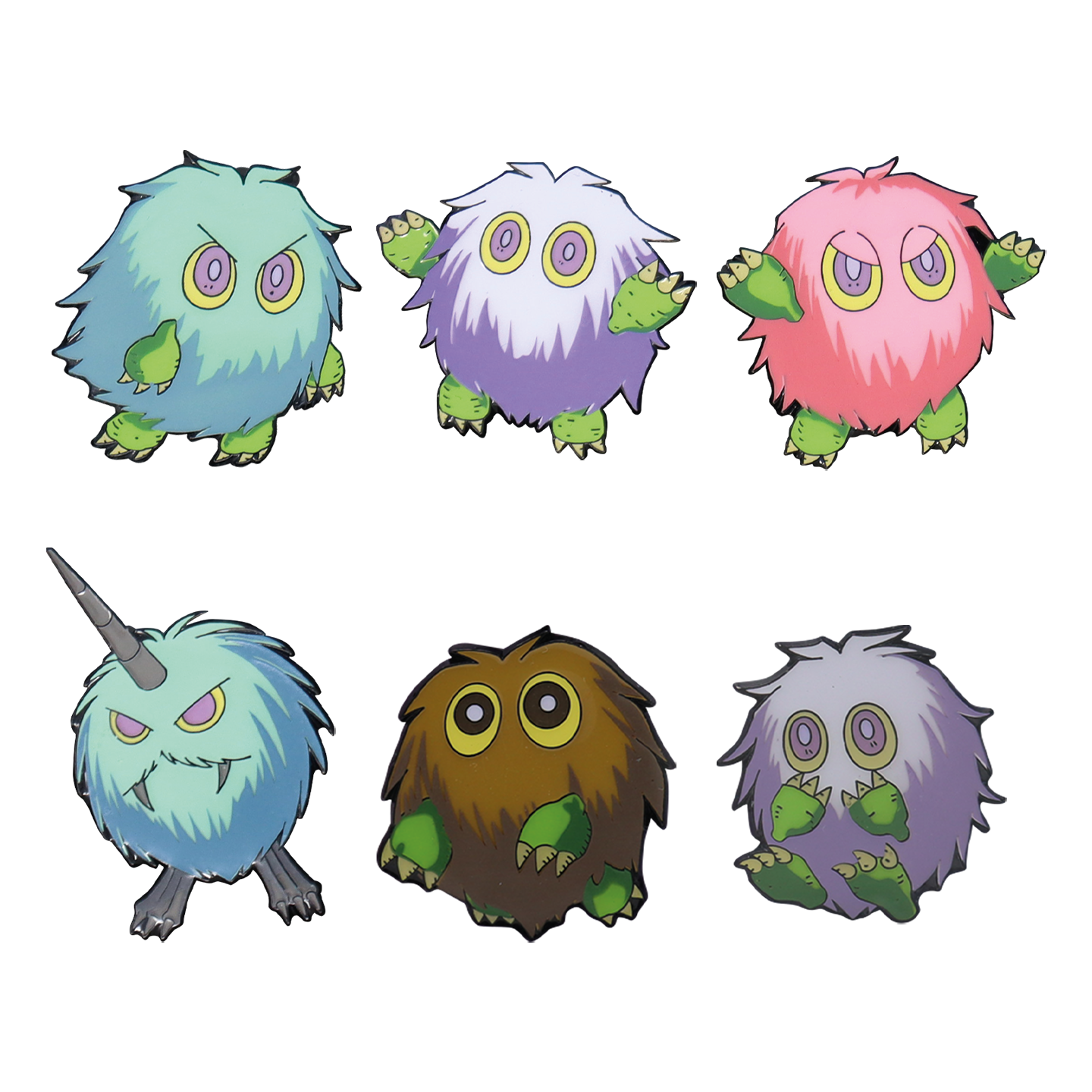 Yu-Gi-Oh! Limited Edition Set of 6 Kuriboh Brothers Pin Badges