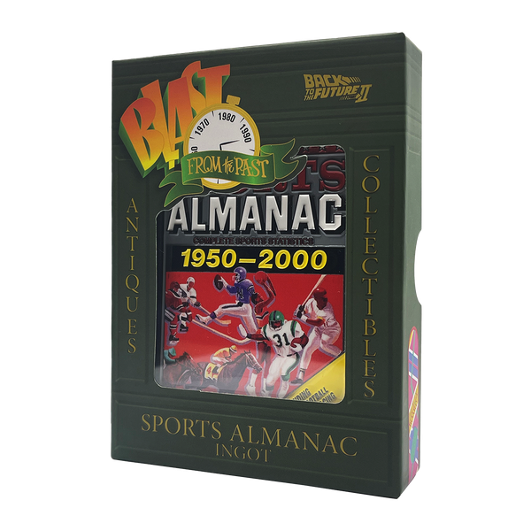 Back to the Future Limited Edition Sport Almanac Ingot