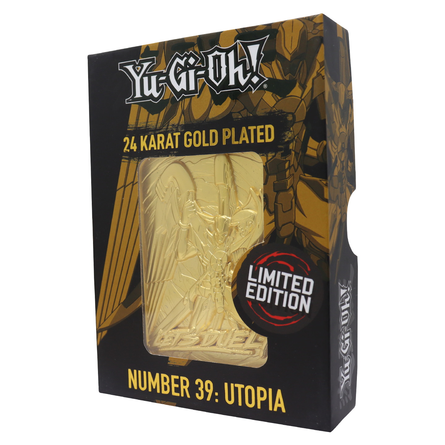 Yu-Gi-Oh! Limited Edition 24k Gold Plated Number 39: Utopia Metal Card