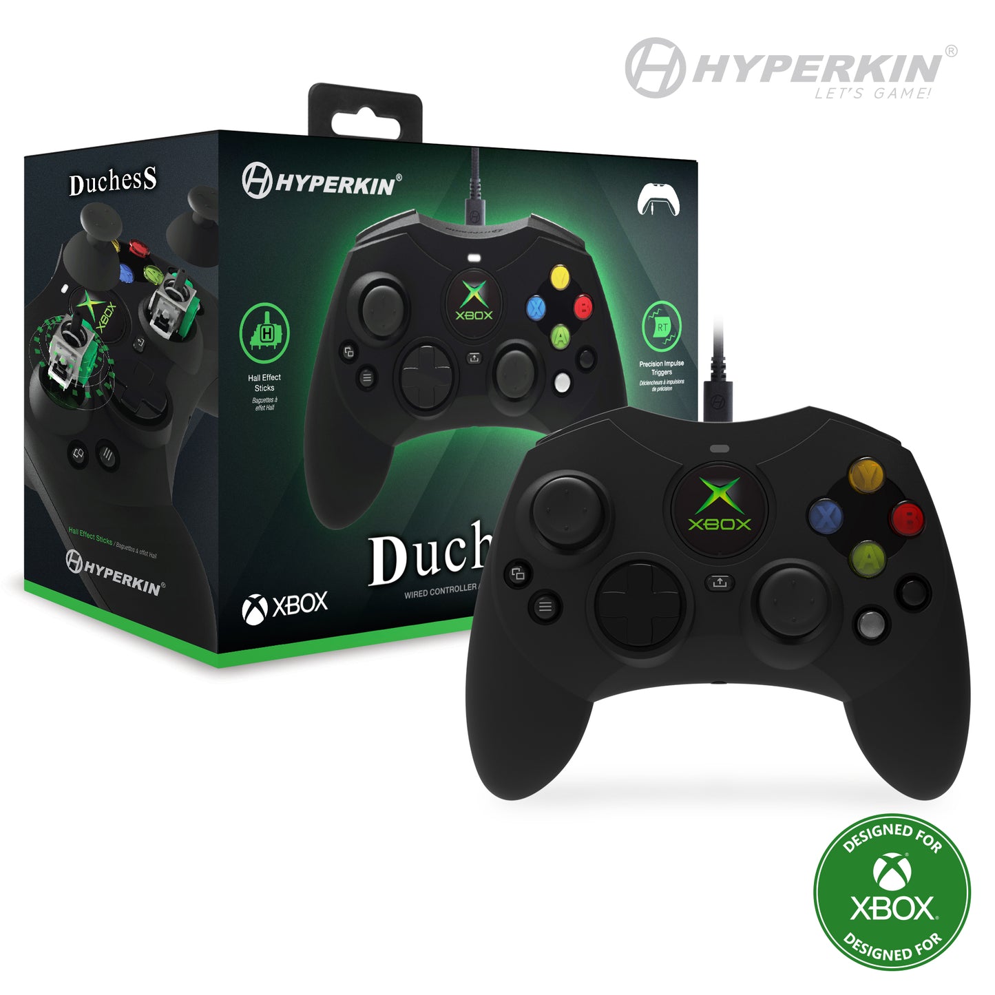 Hyperkin DuchesS Wired Controller for Xbox Series X|S/ Xbox One - Black