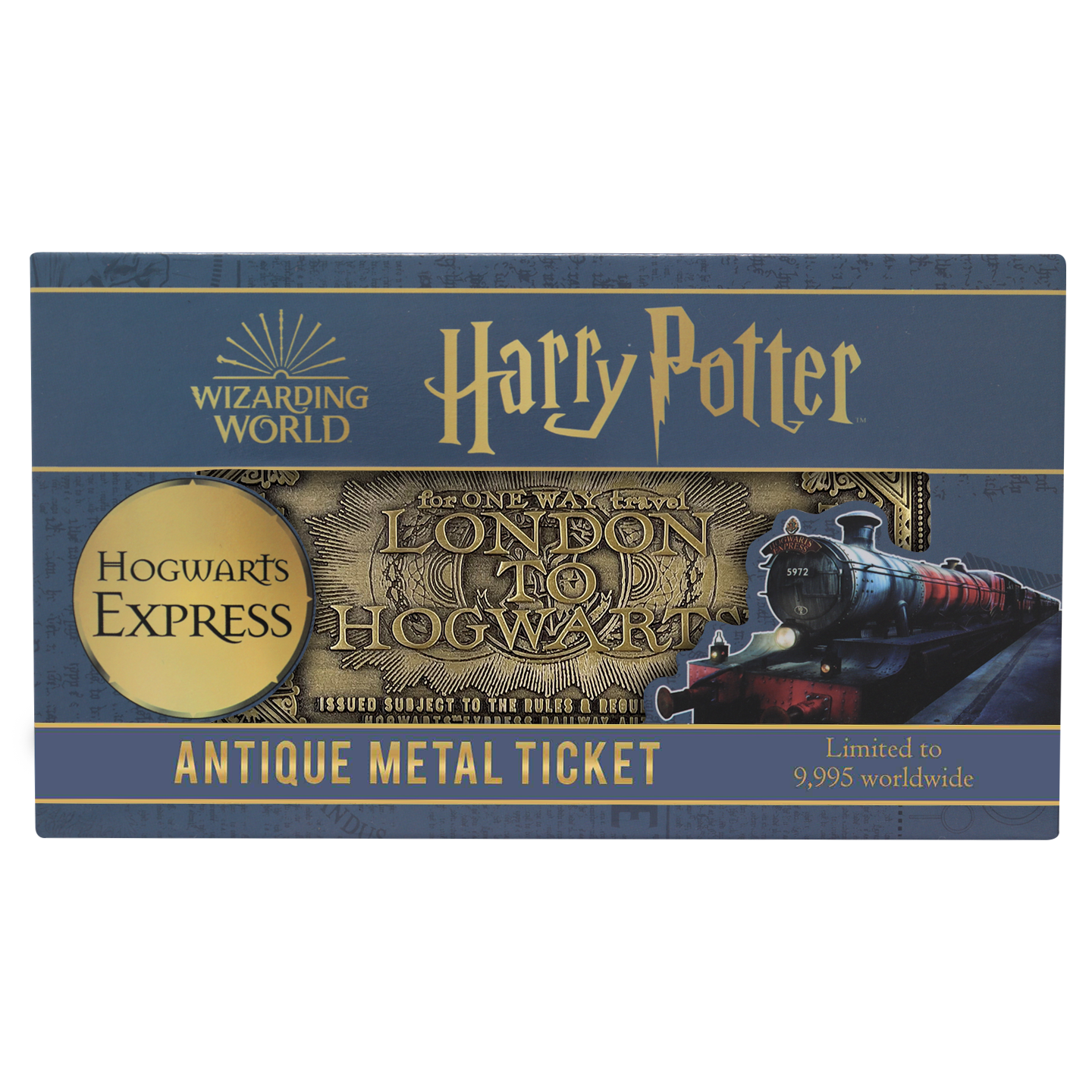 Harry Potter Limited Edition Replica Hogwarts Express Train Ticket