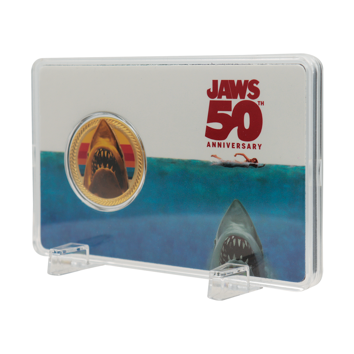 Jaws 50th Anniversary 24k Gold Plated Presentation Coin- Limited Edition