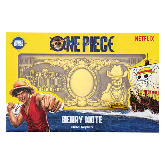 One Piece - 10,000 World Berry Metal Replica Banknote Limited Edition