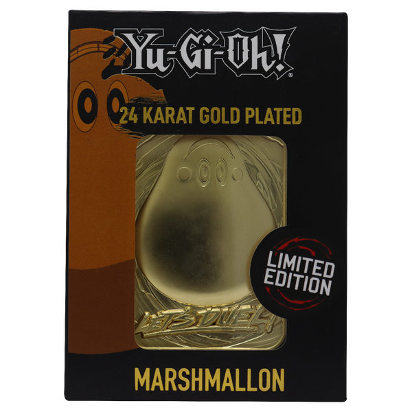 Yu-Gi-Oh! Limited Edition 24k Gold Plated Marshmallon Metal Card