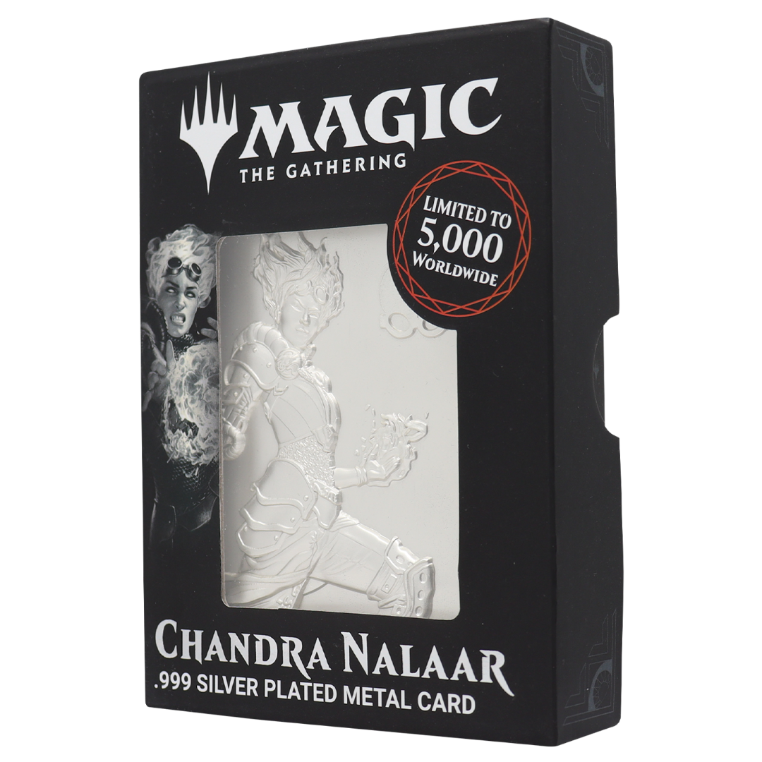 Magic the Gathering Limited Edition .999 Silver Plated Chandra Nalaar Ingot