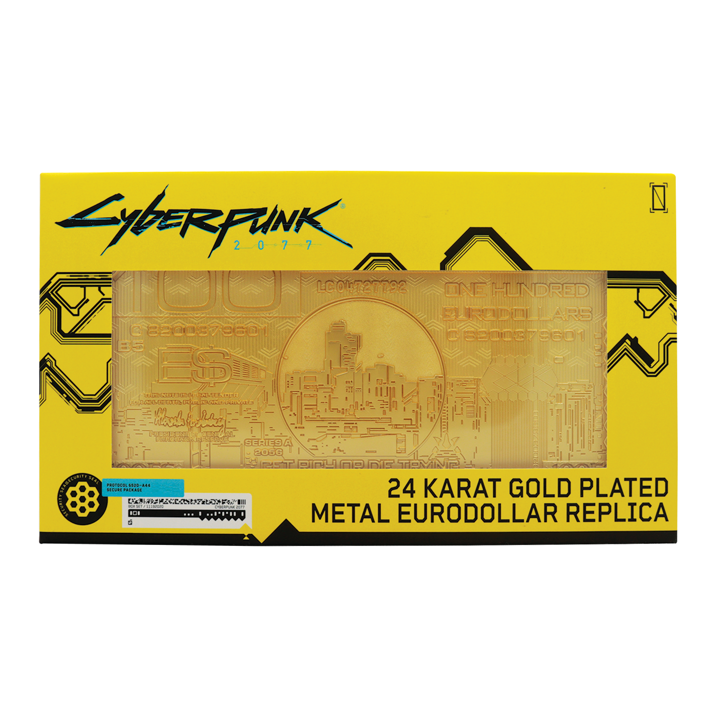 Cyberpunk 2077 Metal Eurodollar Replica