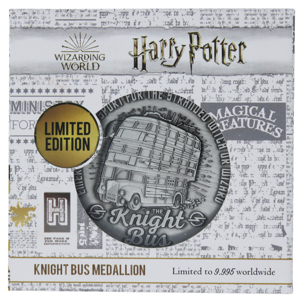 Harry Potter Limited Edition Knight Bus Medallion