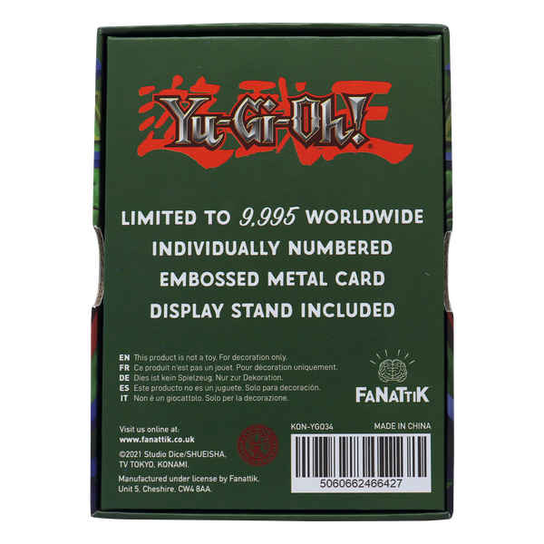 Yu-Gi-Oh! Limited Edition Pot of Greed Metal Card