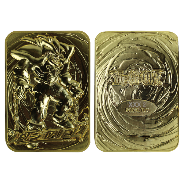 Yu-Gi-Oh! Limited Edition 24k Gold Plated Exodia the Forbidden One Metal Card