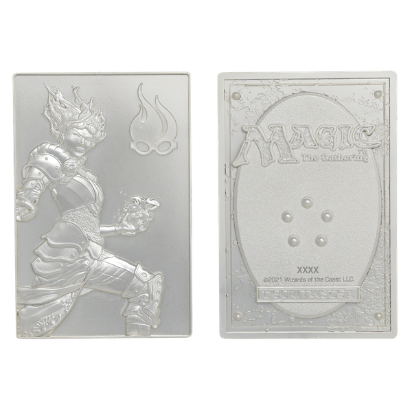 Magic the Gathering Limited Edition .999 Silver Plated Chandra Nalaar Ingot