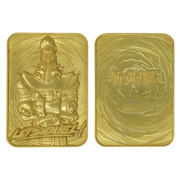 Yu-Gi-Oh! Limited Edition 24k Gold Plated Jinzo Metal Card