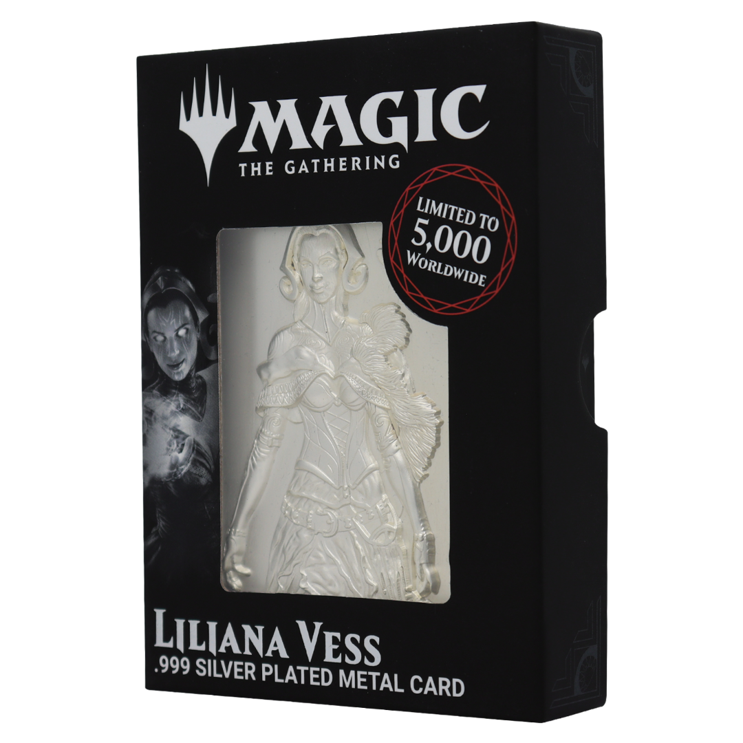 Magic the Gathering Limited Edition .999 Silver Plated Liliana Vess Ingot