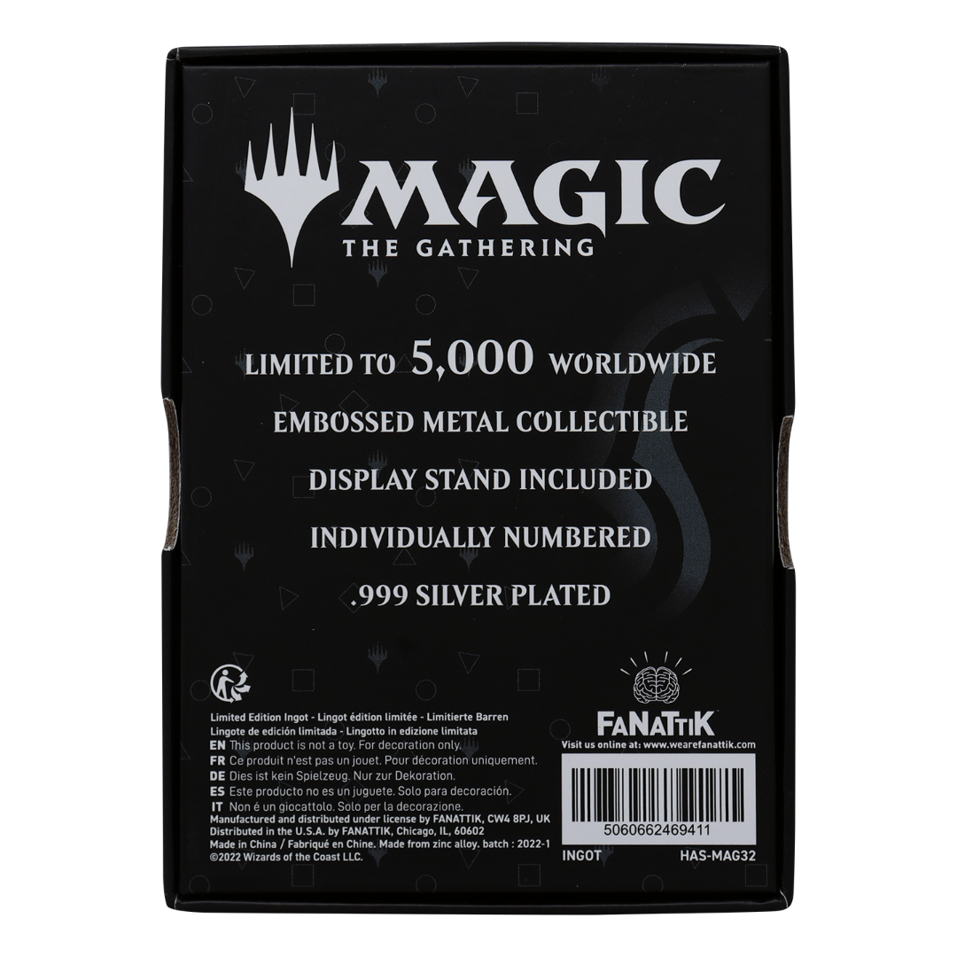 Magic the Gathering Limited Edition .999 Silver Plated Liliana Vess Ingot