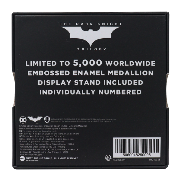 DC The Dark Knight Limited Edition Gotham City Police Badge Medallion