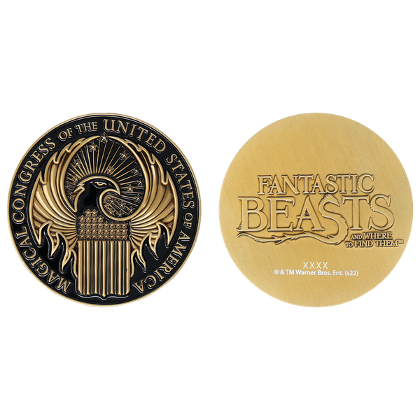 Fantastic Beasts Limited Edition Magical Congress of the United States of America Medallion