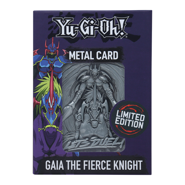 Yu-Gi-Oh! Limited Edition Gaia The Fierce Knight Metal Card