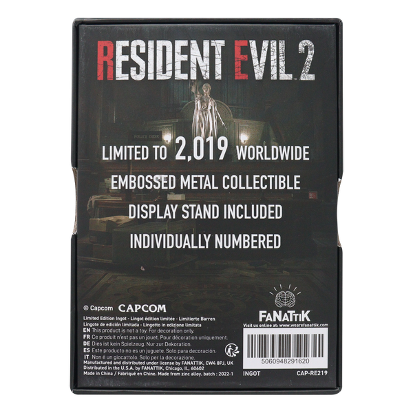 Resident Evil 2 Limited Edition Leon S. Kennedy Ingot