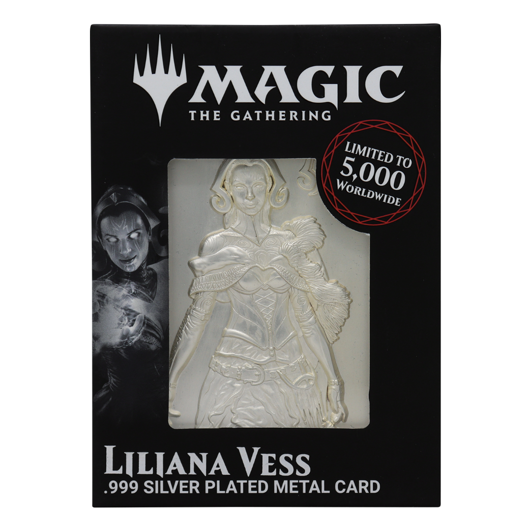 Magic the Gathering Limited Edition .999 Silver Plated Liliana Vess Ingot