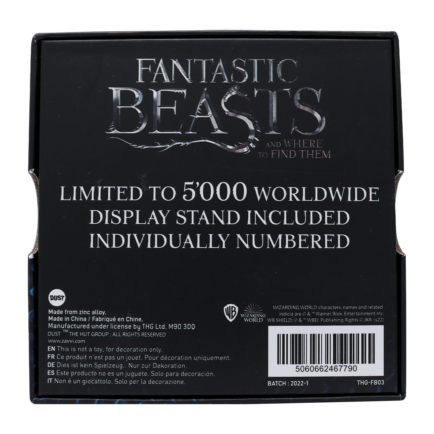 Fantastic Beasts Limited Edition Magical Congress of the United States of America Medallion