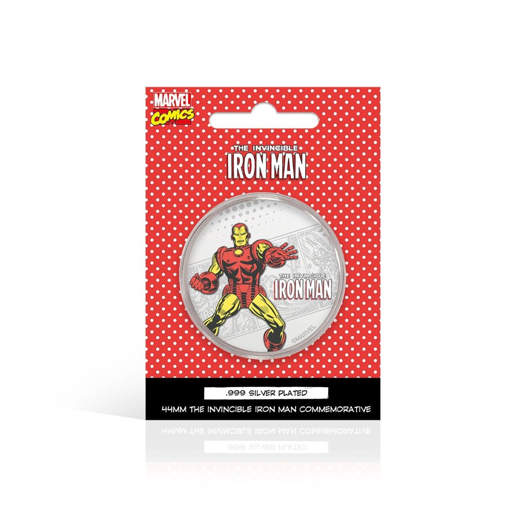 Marvel Limited Edition .999 Silver Plated Iron Man Collectible Coin