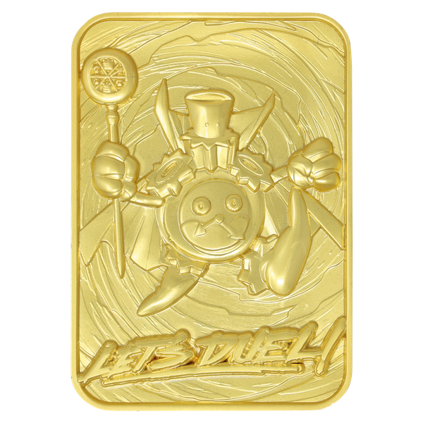 Yu-Gi-Oh! Limited Edition 24k Gold Plated Time Wizard Metal Card