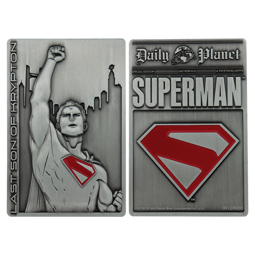 Superman 2025 Last Son of Krypton Ingot - Limited Edition