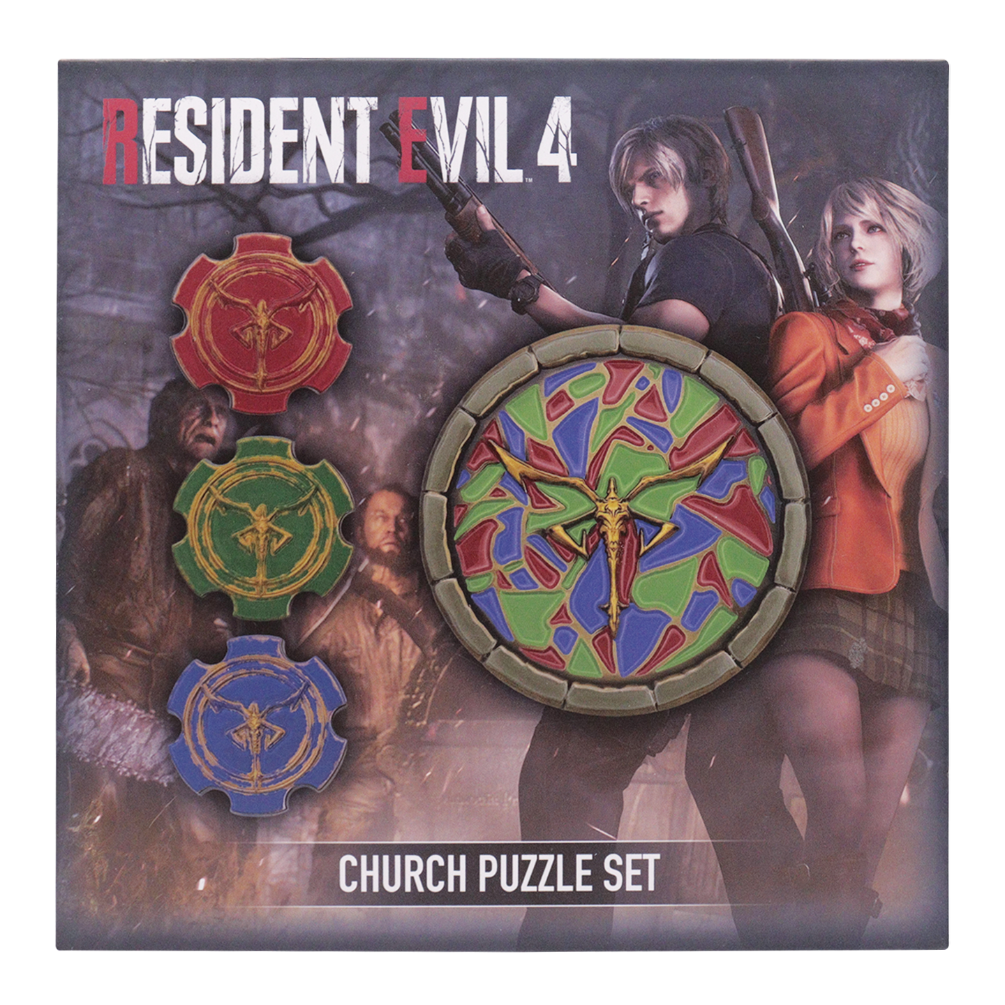 Resident Evil 4 Church Puzzle Medallion Set - Limited Edition