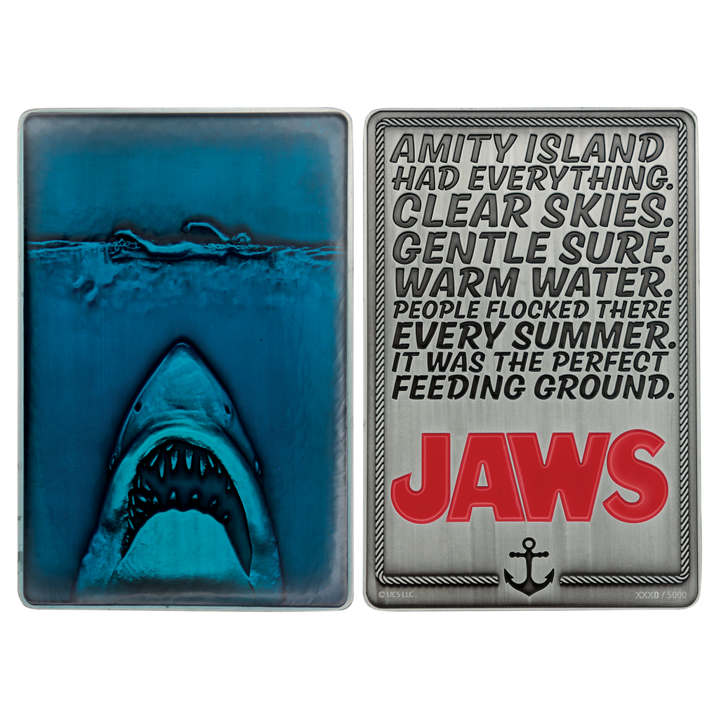Jaws 50th Anniversary Poster Ingot-Limited Edition