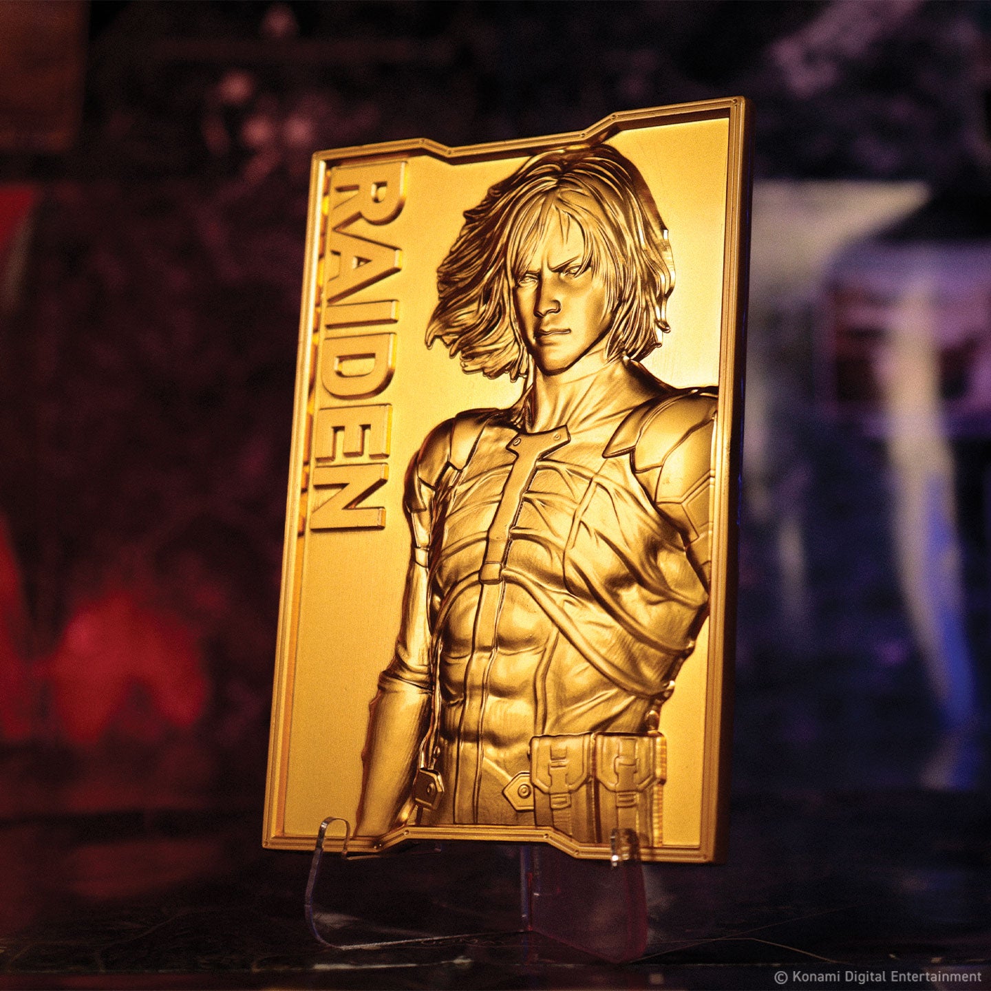 Metal Gear Solid 2 24k Gold Plated Raiden Ingot - Limited Edition