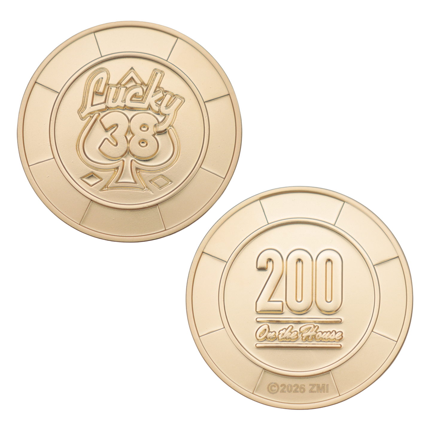Fallout : New Vegas - Lucky 38 Imitation Gold Casino Set - Limited Edition