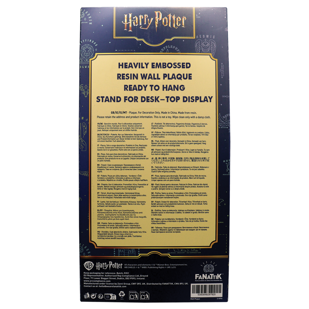 Harry Potter Mermaid Stained Glass Window Resin Plaque