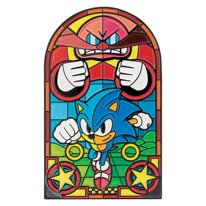 Sonic The Hedgehog - Stained Glass Window Style Ingot - Limited Edition