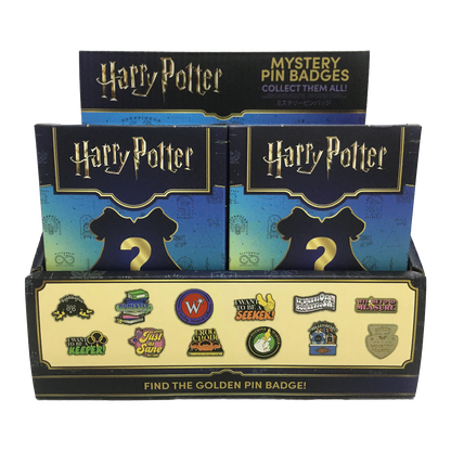 Harry Potter Mystery Pin Badge CDU Contains 12 Blind Boxes