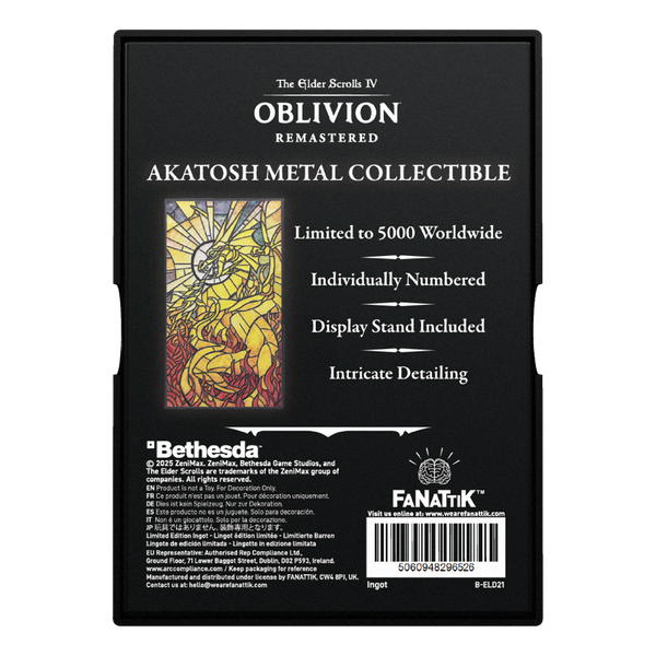 The Elder Scrolls IV: Oblivion Akatosh Ingot-Limited Edition