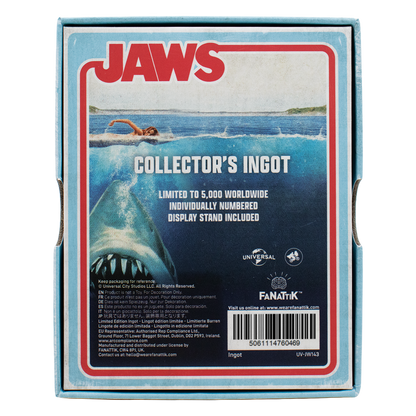 Jaws - Limited Edition Stained Glass-Style Ingot