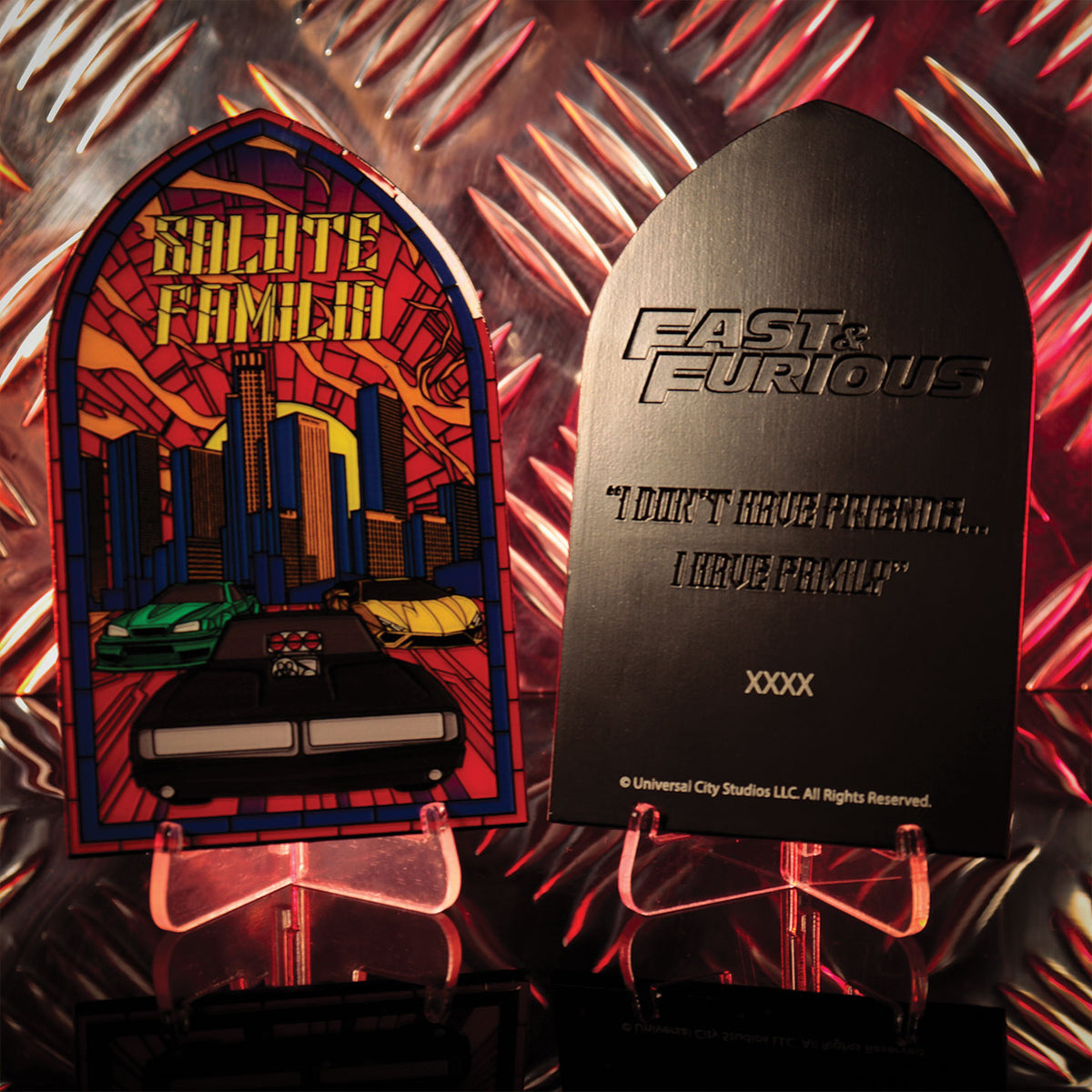 Fast & Furious - Limited Edition Stained Glass Style Metal Ingot