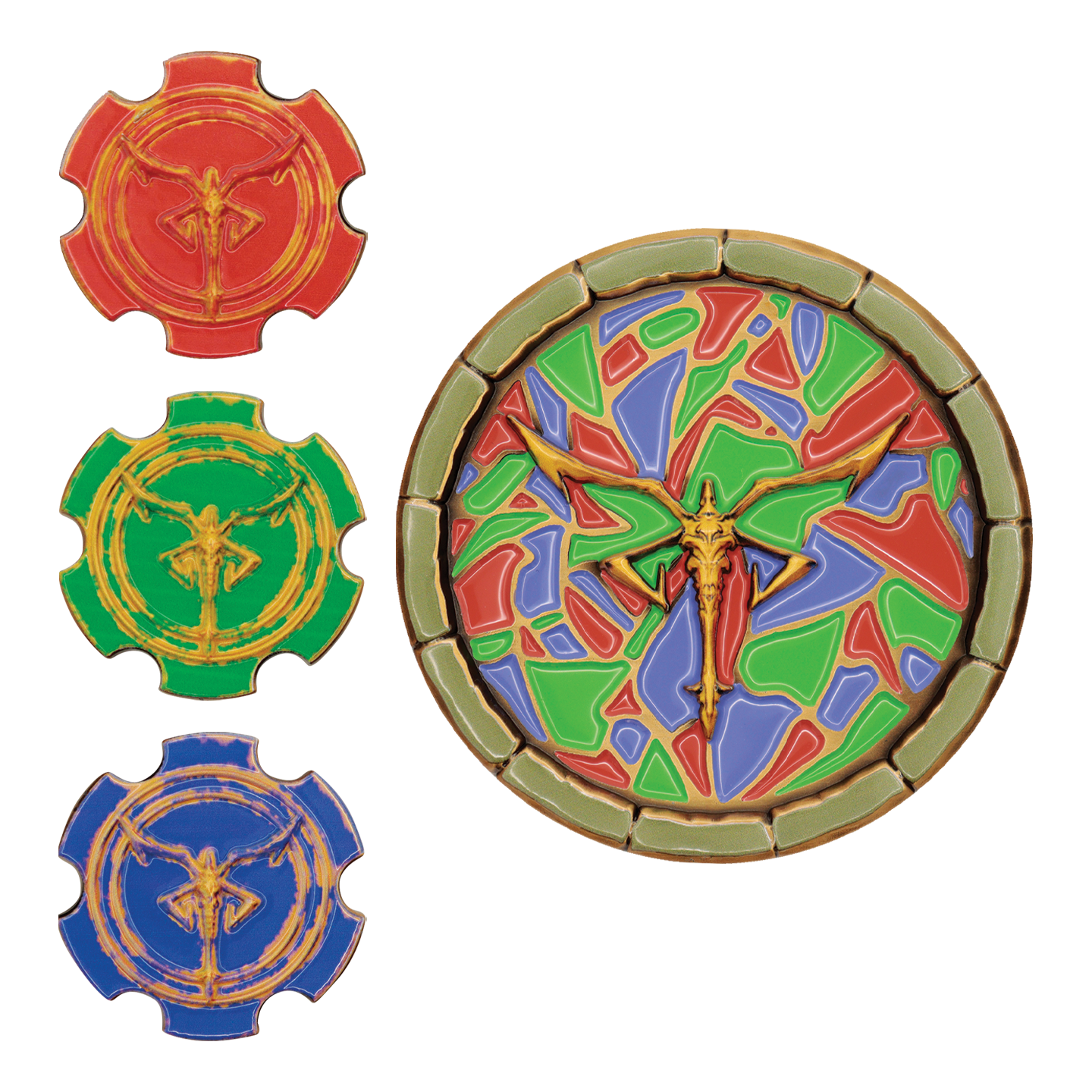 Resident Evil 4 Church Puzzle Medallion Set - Limited Edition
