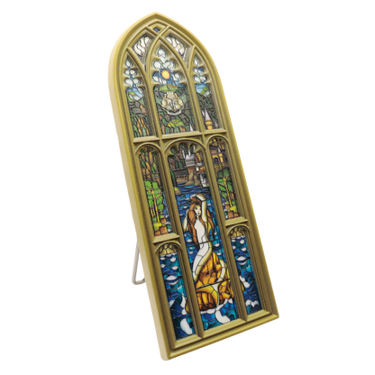 Harry Potter Mermaid Stained Glass Window Resin Plaque