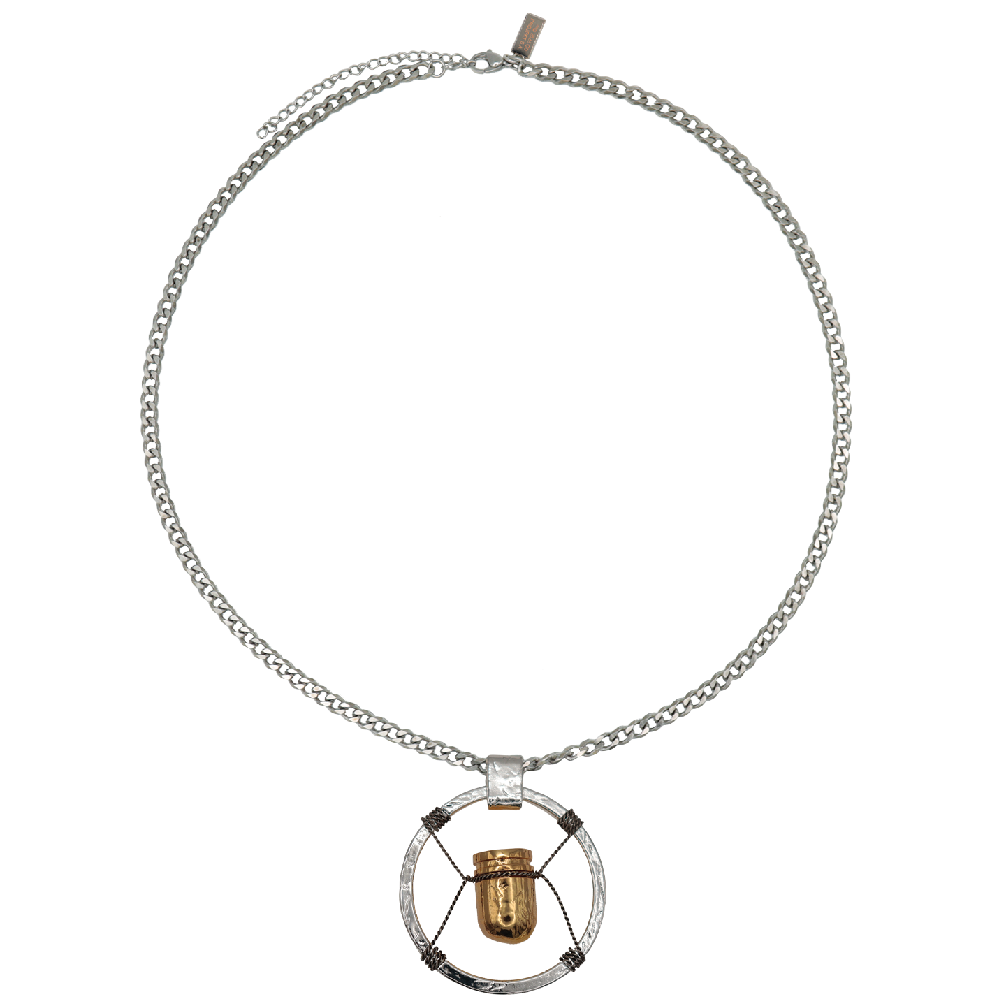 Cyberpunk 2077 V's Bullet Necklace Precious Metal Variant