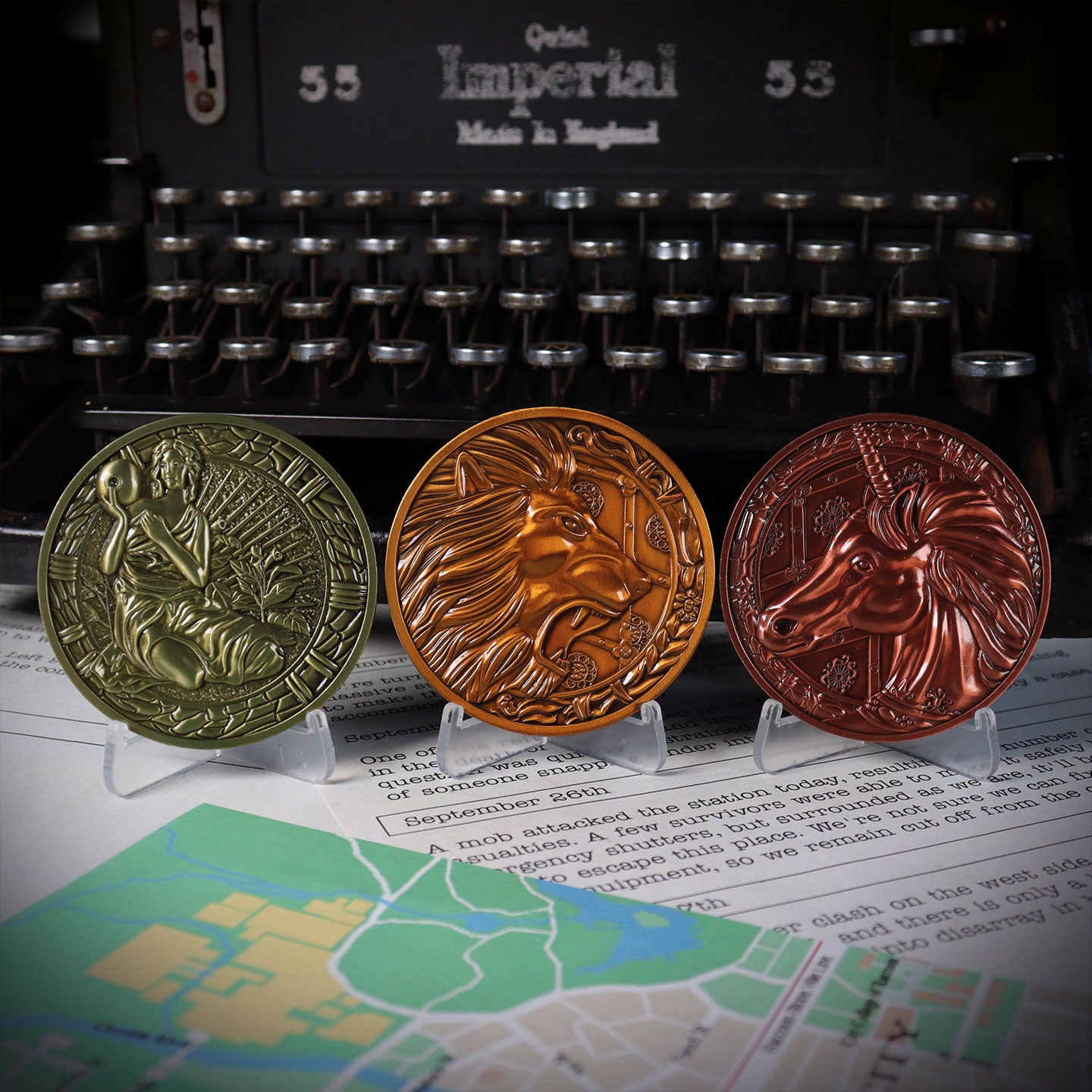 Resident Evil 2 - Set of 3 Medallions -Limited Edition